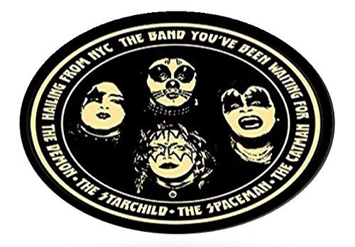 KISS, Hailing From NYC DECAL - Officially Licensed Original Artwork STICKER, 4" x 4"