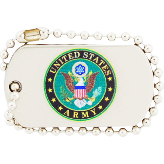 UNITED STATES ARMY PIN - ARMY SYMBOL DOG TAG Officially Licensed USA American Military Expertly Designed PIN - 1.25"