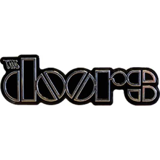 Doors Logo Silver Sticker - Orignal Artwork Vinyl - Decal Metal STICKER - 1.5" x 4.75"
