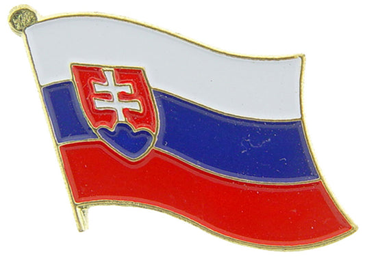 INTERNATIONAL, SLOVAKIA Flag - Original Artwork, Expertly Designed PIN - 1"