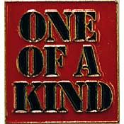 ONE OF A KIND PIN - Original Artwork Backpack Enamel Lapel Pin - 1"
