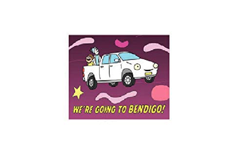 Rick and Morty, WE'RE GOING TO BENDIGO - Licensed Artwork MAGNET, 2.5" x 3.5"