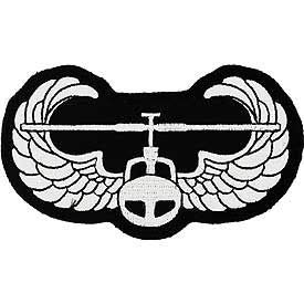 US ARMY, Air Asslt. Wing - Decorative Patches, Embroidered Iron On Patch - 4-1/8"