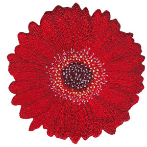 Application Daisy Patch, Red