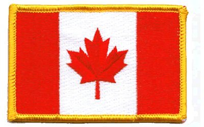 Canada iron-on embroidered patch