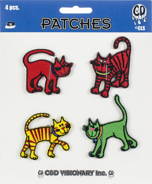 C&D Visionary P-CS-0005-S Cheri Strole 4pcs Cat Patch Set