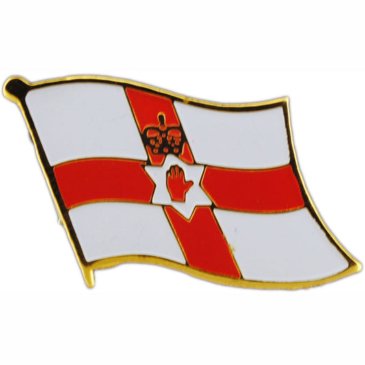INTERNATIONAL FLAG "IRELAND-NORTH" PIN - Officially Licensed Patriotic Flag Orignal Artwork, Expertly Designed PIN - 1"