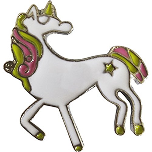 Unicorns Standing, Licensed Artwork Design PIN - 3D Rubber & Embossed Metal Lapel Pins - 1"