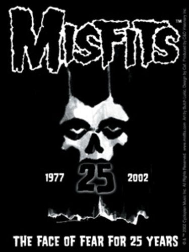Licenses Products Misfits 25 Year Face of Fear Sticker