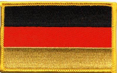 Germany iron-on embroidered patch