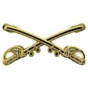 ARMY CAVALRY SWORDS - Original Artwork, Expertly Designed PIN - 1.125"