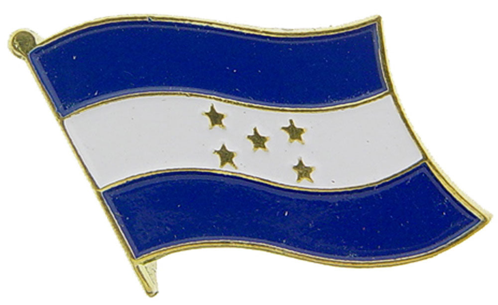 INTERNATIONAL, HONDURAS Flag - Original Artwork, Expertly Designed PIN - 1"