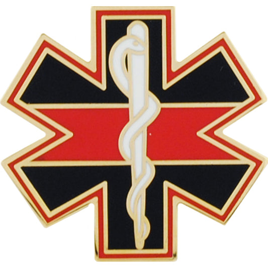 FIRE & EMS, EMERGENCY MEDICAL SERVICES 1ST RESPOND HONOR - Expertly Designed PIN - 1"