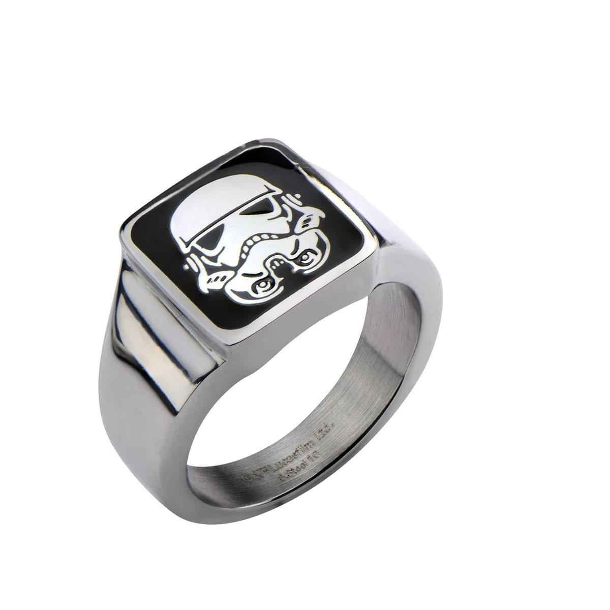 Star Wars Stormtrooper Ring - Stainless Steel Ring - Size - 09