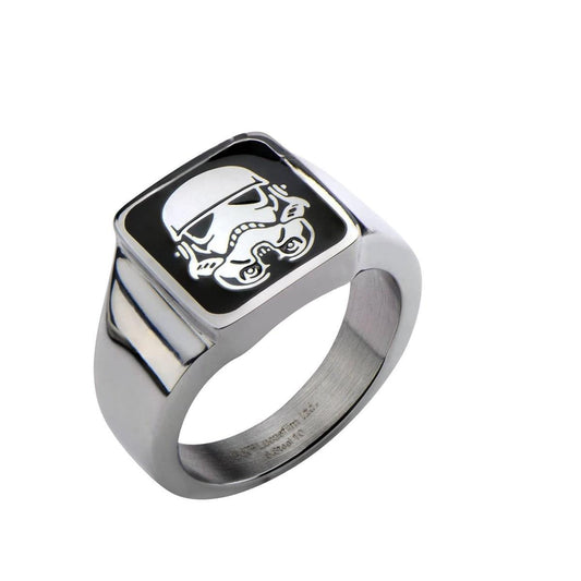 Star Wars Stormtrooper Ring - Stainless Steel Ring - Size - 09