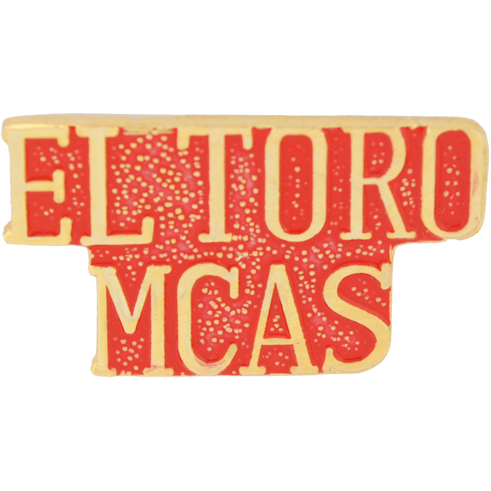 U.S. MARINES, Script MCAS EL TORO - Original Artwork, Expertly Designed PIN - 1"