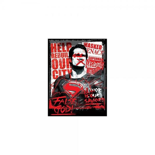 Licenses Products Batman vs. Superman Superman False God Sticker