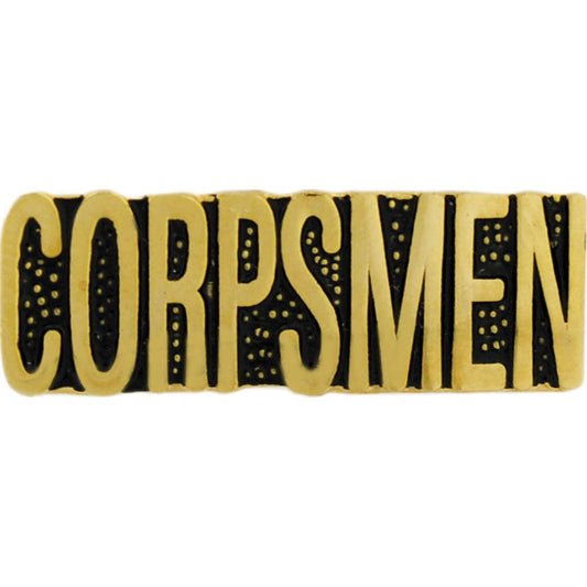 U.S. NAVY, USN SCRIPT CORPSMEN - Original Artwork, Expertly Designed PIN - 1"