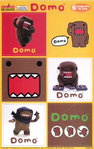 Domo - Magnet Collection of 6 Domo Magnets
