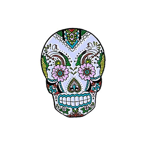 Sunny Buick, Lace Skull, Officially Licensed Original Artwork, Expertly Designed ENAMEL PIN - 1.25"