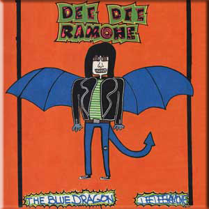 Licenses Products Dee Dee Ramone Blue Dragon Magnet
