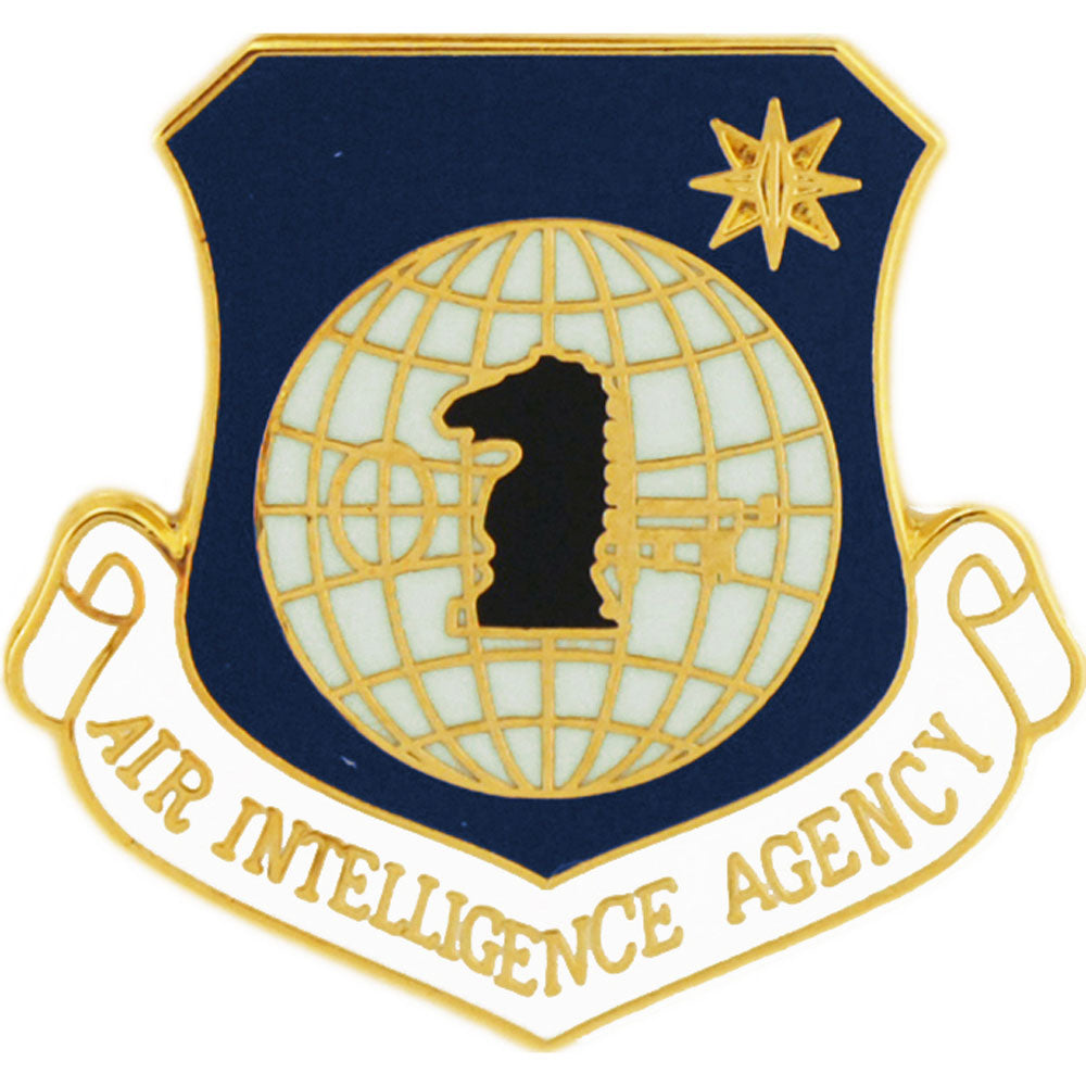 U.S. AIR FORCE, AIR INTELLEGENCE AGENCY - Original Artwork, Expertly Designed PIN - 1"