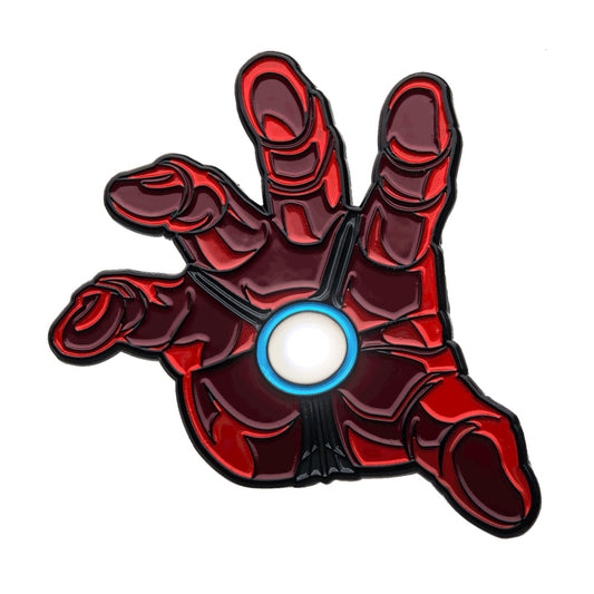 MARVEL, IRON MAN HAND LIGHT UP PIN - Official Licensed Novelty Cute PIN