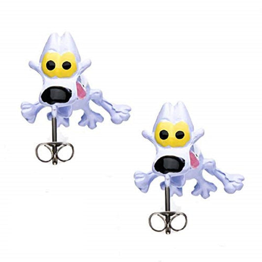 Nickelodeon Rocko's Spunky Biting, Officially Licensed Stud Earrings