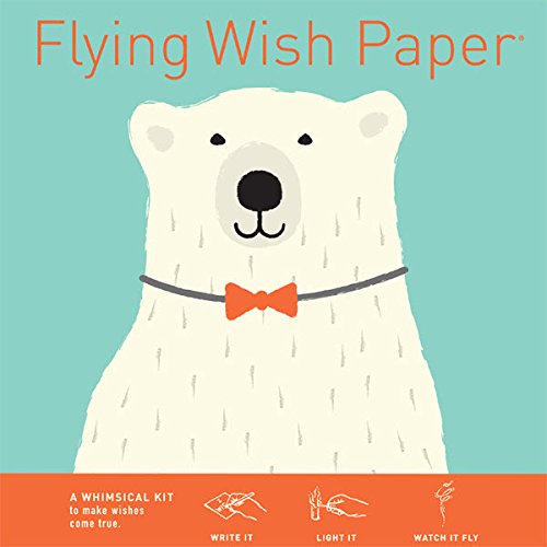 FLYING WISH PAPER® - IT FLIES! Your Dream - POLAR BEAR FORMAL WEAR - 5" x 5" - Mini Kits