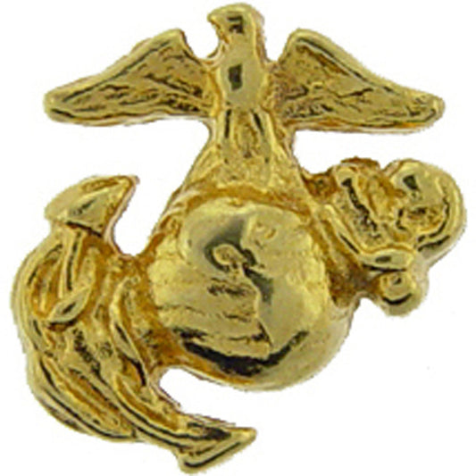 U.S. MARINES, USMC EMBLEM A1 LEFT MINI-GOLD - Original Artwork, Expertly Designed PIN - 0.5"