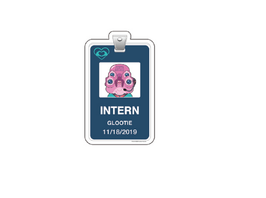 RICK & MORTY INTERRN GLOOTIE 11/18/2019 STICKER - Official Licensed Rick & Morty Interrn Glootie Artwork Die Cut STICKER