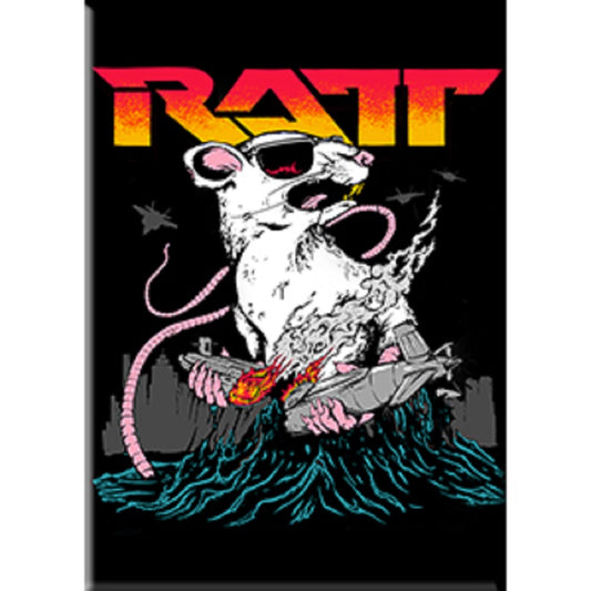 RATT CHAOS FRIDGE MAGNET - Ratt Chaos Decorative Exclusive Artwork Refrigerator Fridge Magnet - 2.5" x 3.5"