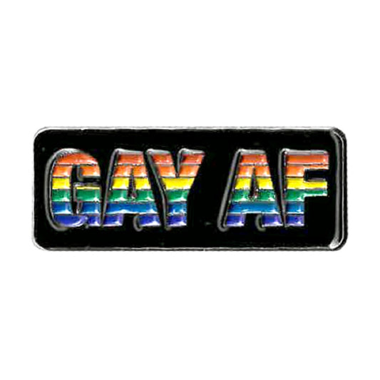 GAY AF ENAMEL PIN - GAY AF Quote Novelty Backpack Cute Enamel Lapel PIN