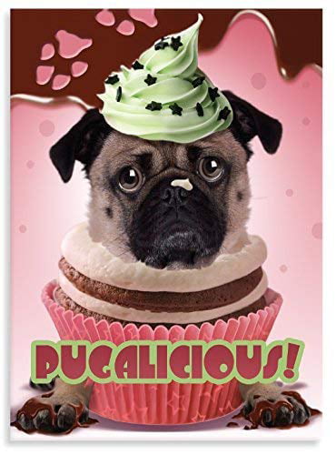 PUGGO Pugs Art Collection, PUGALICIOUS PUGGO - Officially Licensed Pug Heavy Duty MAGNET - 2.5" x 3.5"