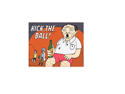 KICK THE BALL! - Officially Licensed Original Artwork MAGNET, 2.5" x 3.5"