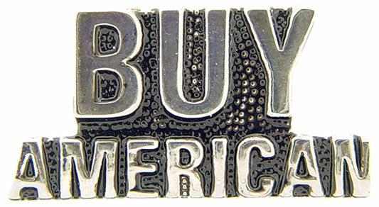 USA & PATRIOTIC, BUY AMERICAN - Original Artwork, Expertly Designed PIN - 1"