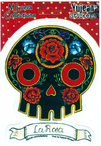 Maryann Luera - La Rosa Skull - Sticker/Decal
