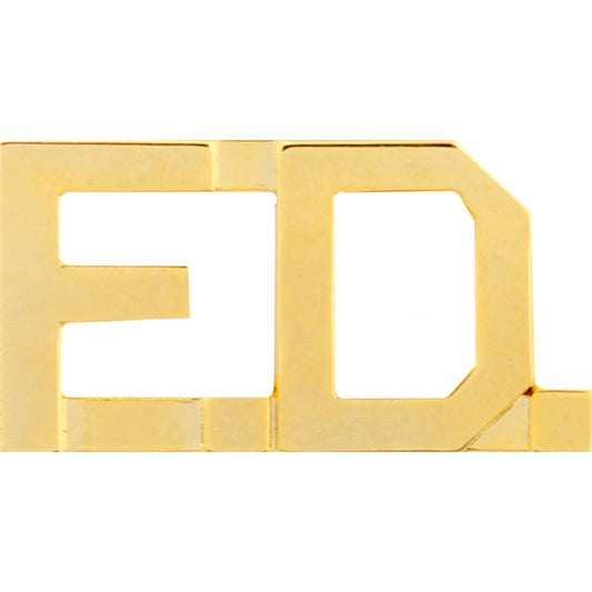 FIRE & EMS, FIRE DEPT SCRIPT - Original Artwork, Expertly Designed PIN Gold - 1"
