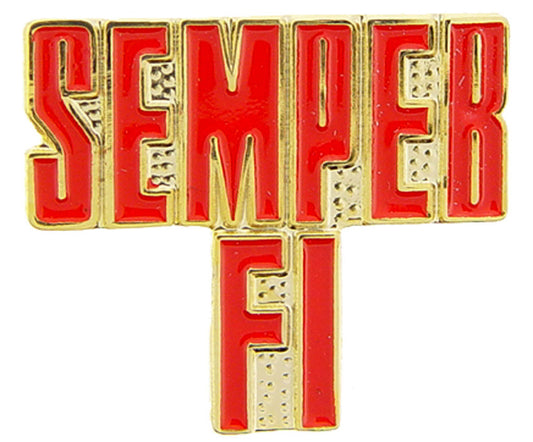 U.S. MARINES, USMC SEMPER FI - Original Artwork, Expertly Designed PIN - 1"