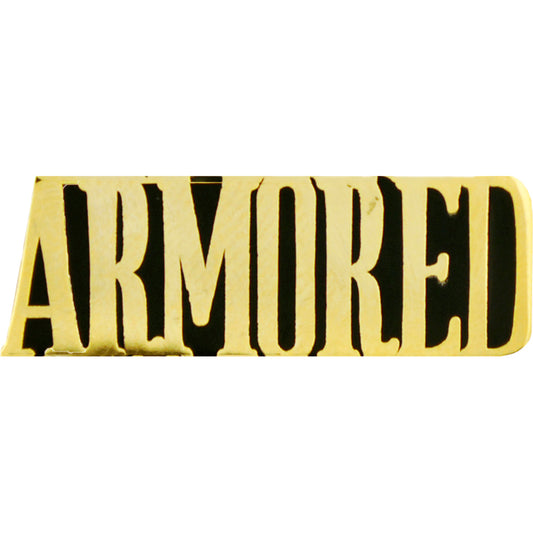 UNITED STATES ARMY PIN - ARMY Script ARMORED Officially Licensed USA American Military Expertly Designed PIN - 1"