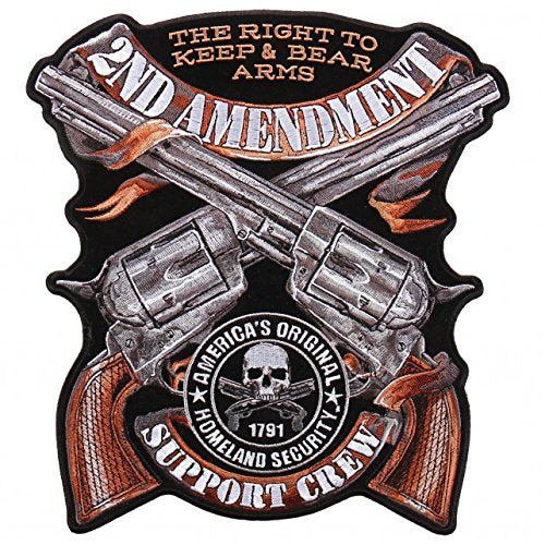 CROSSED PISTOLS, 2ND AMENDMENT, THE RIGHT TO KEEP & BEAR ARMS, AMERICA'S ORIGINAL 1791 HOMELAND SECURTY SUPPORT CREW - 8