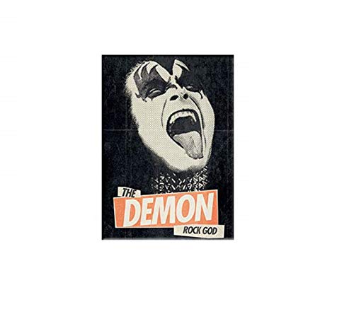 KISS, Rock God DECAL - Officially Licensed Original Artwork STICKER, 3.5" x 5"