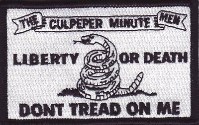 Culpeper iron-on embroidered patch