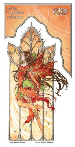 Meredith Dillman - Fallfire Fairy - Sticker / Decal
