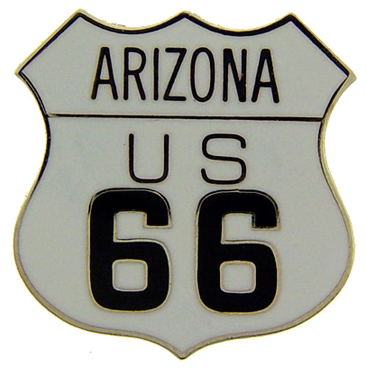 USA STATES, ARIZONA U.S. ROUTE 66 - Original Artwork, Expertly Designed PIN - 1"