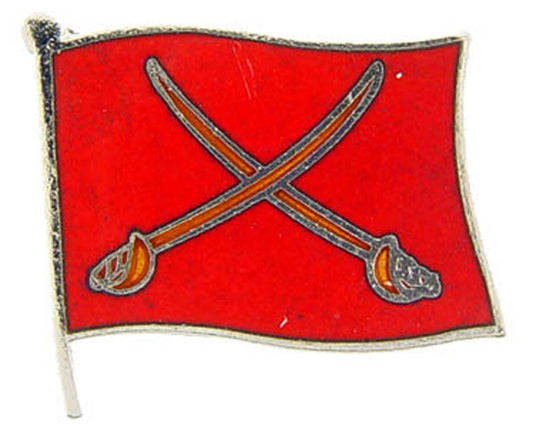 UNITED STATES ARMY PIN - ARMY FLAG CAVALRY Officially Licensed USA American Military Expertly Designed PIN - 1.125"
