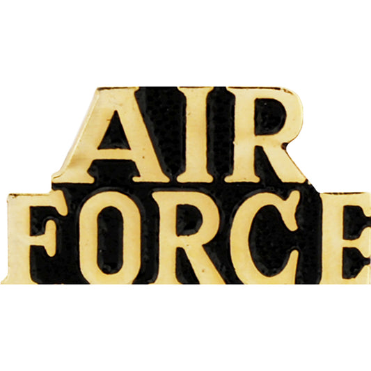 USAF SCRIPT AIR FORCE - Original Artwork, Expertly Designed PIN - 1.375"