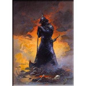 Frazetta Frank Death Dealer 3, Officially Licensed Original Artwork, MAGNET - 2.5" x 3.5"