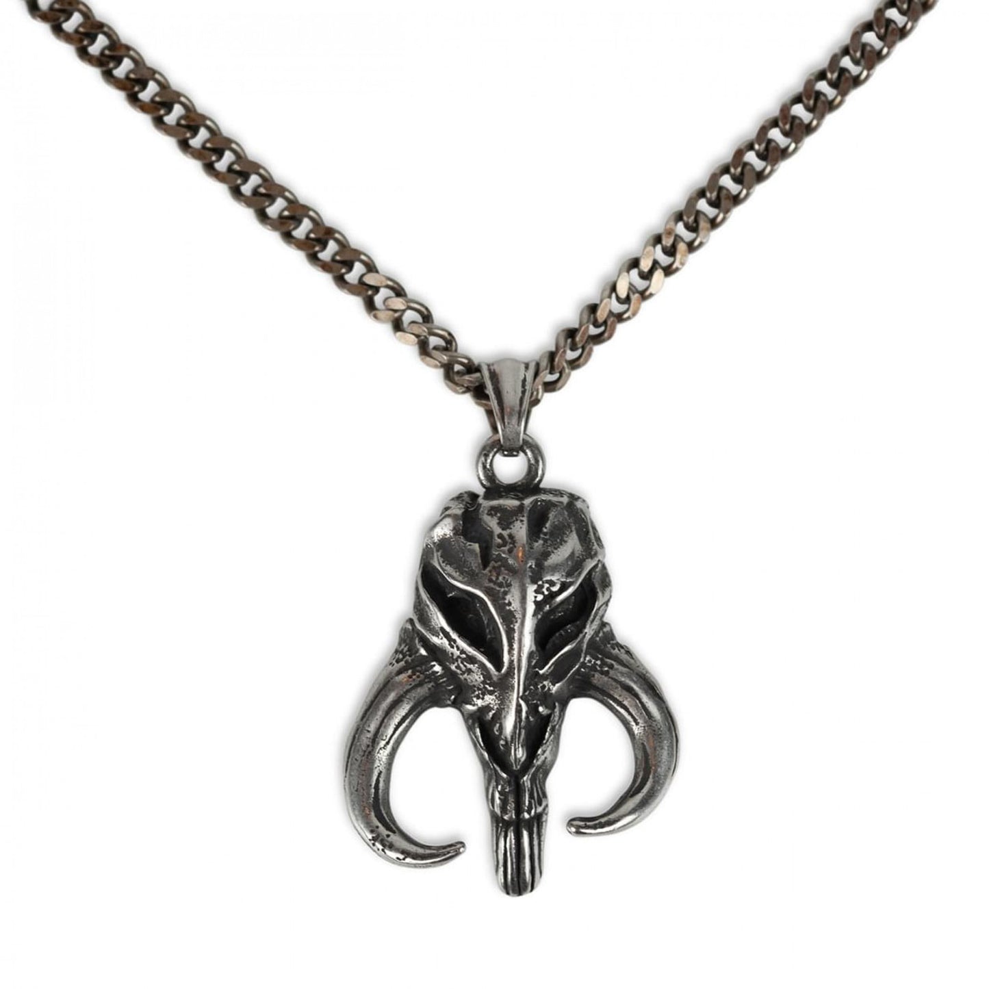 MANDALORIAN SYMBOL MYTHOSAUR SKULL - Premium Quality Pendant Necklace
