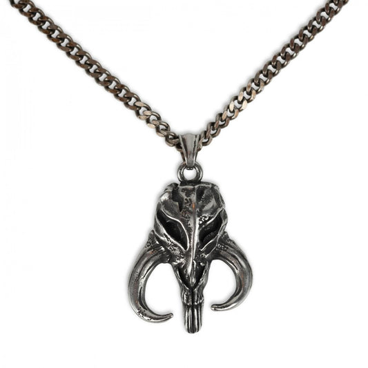 MANDALORIAN SYMBOL MYTHOSAUR SKULL - Premium Quality Pendant Necklace